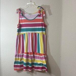 Colorful Striped Dress